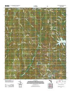 Hurricane Lake Florida Historical topographic map, 1:24000 scale, 7.5 X 7.5 Minute, Year 2011