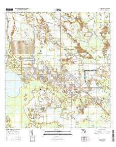 Immokalee Florida Current topographic map, 1:24000 scale, 7.5 X 7.5 Minute, Year 2015