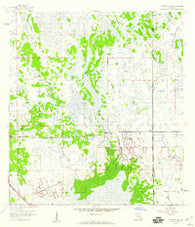 Immokalee NE Florida Historical topographic map, 1:24000 scale, 7.5 X 7.5 Minute, Year 1958