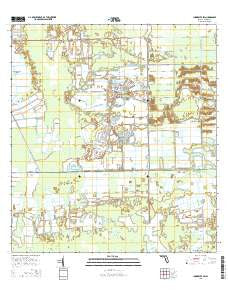 Immokalee SW Florida Current topographic map, 1:24000 scale, 7.5 X 7.5 Minute, Year 2015