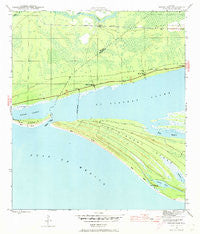 Indian Pass Florida Historical topographic map, 1:24000 scale, 7.5 X 7.5 Minute, Year 1943