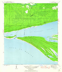 Indian Pass Florida Historical topographic map, 1:24000 scale, 7.5 X 7.5 Minute, Year 1945