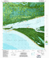 Indian Pass Florida Historical topographic map, 1:24000 scale, 7.5 X 7.5 Minute, Year 1982