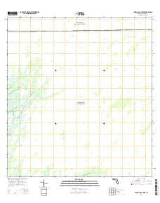 Indian Camp Creek Florida Current topographic map, 1:24000 scale, 7.5 X 7.5 Minute, Year 2015