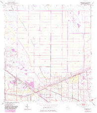 Indiantown Florida Historical topographic map, 1:24000 scale, 7.5 X 7.5 Minute, Year 1953