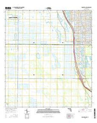 Indiantown NW Florida Current topographic map, 1:24000 scale, 7.5 X 7.5 Minute, Year 2015