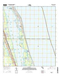 Indrio Florida Current topographic map, 1:24000 scale, 7.5 X 7.5 Minute, Year 2015