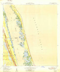 Indrio Florida Historical topographic map, 1:24000 scale, 7.5 X 7.5 Minute, Year 1950