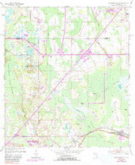 Intercession City Florida Historical topographic map, 1:24000 scale, 7.5 X 7.5 Minute, Year 1953