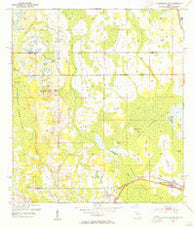 Intercession City Florida Historical topographic map, 1:24000 scale, 7.5 X 7.5 Minute, Year 1953