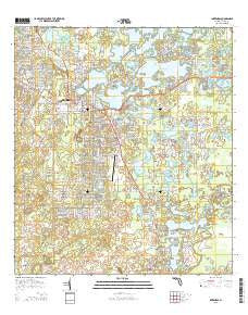 Inverness Florida Current topographic map, 1:24000 scale, 7.5 X 7.5 Minute, Year 2015