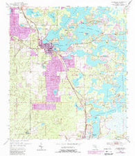 Inverness Florida Historical topographic map, 1:24000 scale, 7.5 X 7.5 Minute, Year 1954