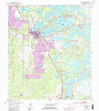 Inverness Florida Historical topographic map, 1:24000 scale, 7.5 X 7.5 Minute, Year 1954