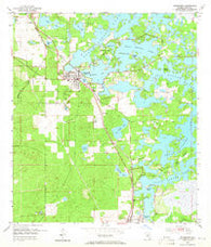 Inverness Florida Historical topographic map, 1:24000 scale, 7.5 X 7.5 Minute, Year 1954