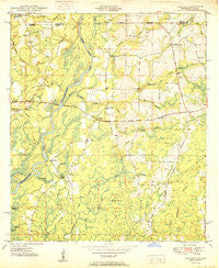 Izagora Florida Historical topographic map, 1:24000 scale, 7.5 X 7.5 Minute, Year 1950