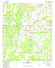 Izagora Florida Historical topographic map, 1:24000 scale, 7.5 X 7.5 Minute, Year 1982