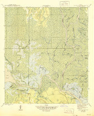 Jackson River Florida Historical topographic map, 1:31680 scale, 7.5 X 7.5 Minute, Year 1945