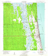 Jacksonville Beach Florida Historical topographic map, 1:24000 scale, 7.5 X 7.5 Minute, Year 1948