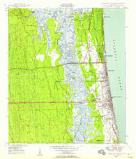 Jacksonville Beach Florida Historical topographic map, 1:24000 scale, 7.5 X 7.5 Minute, Year 1948
