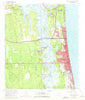 Jacksonville Beach Florida Historical topographic map, 1:24000 scale, 7.5 X 7.5 Minute, Year 1964