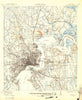 Jacksonville Florida Historical topographic map, 1:62500 scale, 15 X 15 Minute, Year 1918