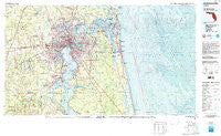 Jacksonville Florida Historical topographic map, 1:100000 scale, 30 X 60 Minute, Year 1980