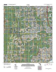 Jacksonville Heights Florida Historical topographic map, 1:24000 scale, 7.5 X 7.5 Minute, Year 2012