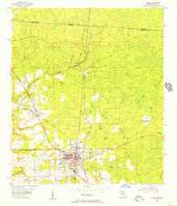 Jasper Florida Historical topographic map, 1:24000 scale, 7.5 X 7.5 Minute, Year 1955