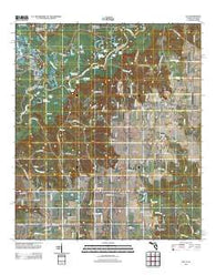 Jay Florida Historical topographic map, 1:24000 scale, 7.5 X 7.5 Minute, Year 2012