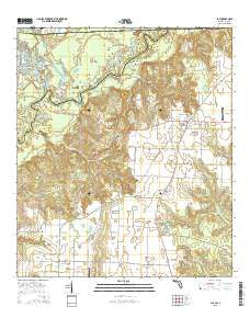 Jay Florida Current topographic map, 1:24000 scale, 7.5 X 7.5 Minute, Year 2015