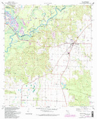 Jay Florida Historical topographic map, 1:24000 scale, 7.5 X 7.5 Minute, Year 1978