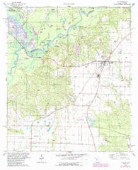 Jay Florida Historical topographic map, 1:24000 scale, 7.5 X 7.5 Minute, Year 1978