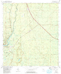 Jena Florida Historical topographic map, 1:24000 scale, 7.5 X 7.5 Minute, Year 1954