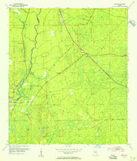Jena Florida Historical topographic map, 1:24000 scale, 7.5 X 7.5 Minute, Year 1954