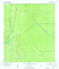 Jena Florida Historical topographic map, 1:24000 scale, 7.5 X 7.5 Minute, Year 1954