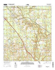 Jennings Florida Current topographic map, 1:24000 scale, 7.5 X 7.5 Minute, Year 2015