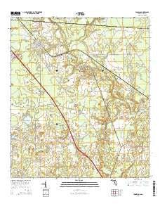 Jennings Florida Current topographic map, 1:24000 scale, 7.5 X 7.5 Minute, Year 2015