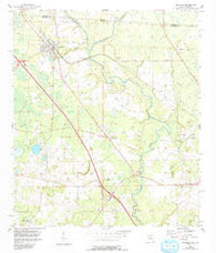 Jennings Florida Historical topographic map, 1:24000 scale, 7.5 X 7.5 Minute, Year 1956