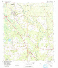 Jennings Florida Historical topographic map, 1:24000 scale, 7.5 X 7.5 Minute, Year 1956