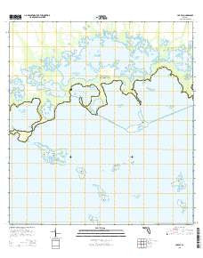 Joe Bay Florida Current topographic map, 1:24000 scale, 7.5 X 7.5 Minute, Year 2015
