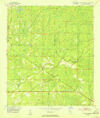 Johnson Hammock Florida Historical topographic map, 1:24000 scale, 7.5 X 7.5 Minute, Year 1954
