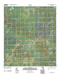 Johnson Hammock Florida Historical topographic map, 1:24000 scale, 7.5 X 7.5 Minute, Year 2012