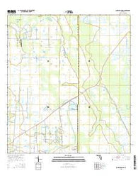 Jones Hammock Florida Current topographic map, 1:24000 scale, 7.5 X 7.5 Minute, Year 2015
