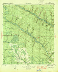 Juniper Creek Florida Historical topographic map, 1:31680 scale, 7.5 X 7.5 Minute, Year 1945