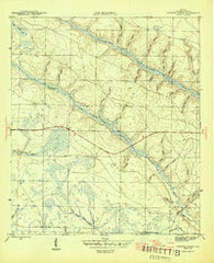 Juniper Creek Florida Historical topographic map, 1:31680 scale, 7.5 X 7.5 Minute, Year 1945