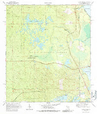 Juniper Springs Florida Historical topographic map, 1:24000 scale, 7.5 X 7.5 Minute, Year 1972