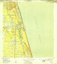 Jupiter Florida Historical topographic map, 1:24000 scale, 7.5 X 7.5 Minute, Year 1950