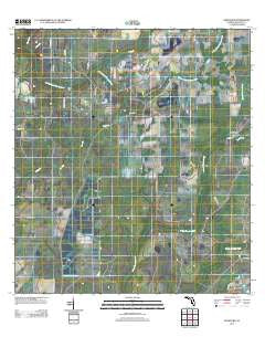 Keentown Florida Historical topographic map, 1:24000 scale, 7.5 X 7.5 Minute, Year 2012