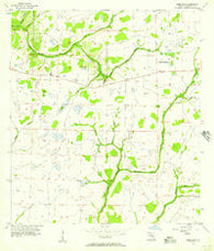Keentown Florida Historical topographic map, 1:24000 scale, 7.5 X 7.5 Minute, Year 1956