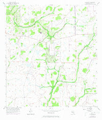 Keentown Florida Historical topographic map, 1:24000 scale, 7.5 X 7.5 Minute, Year 1956